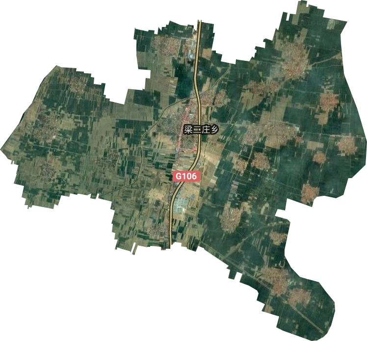 梁二庄镇卫星图