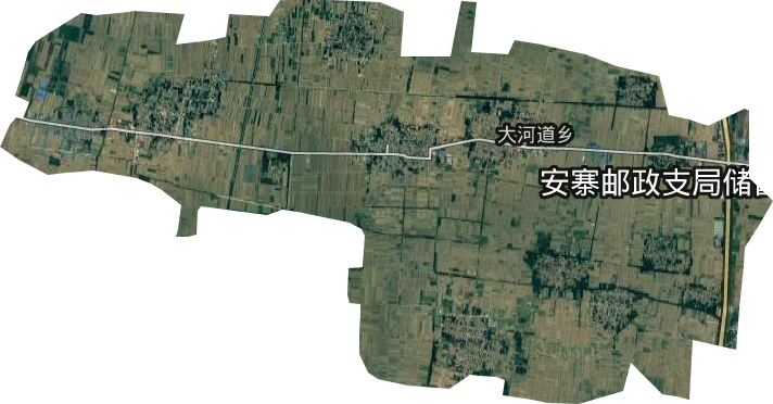 大河道乡卫星图