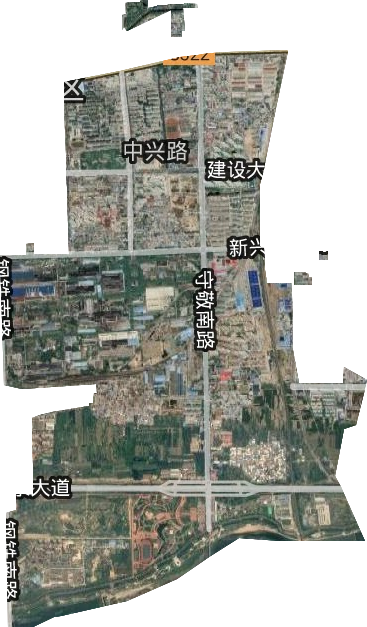 中兴路街道卫星图