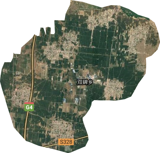 双碑乡卫星图