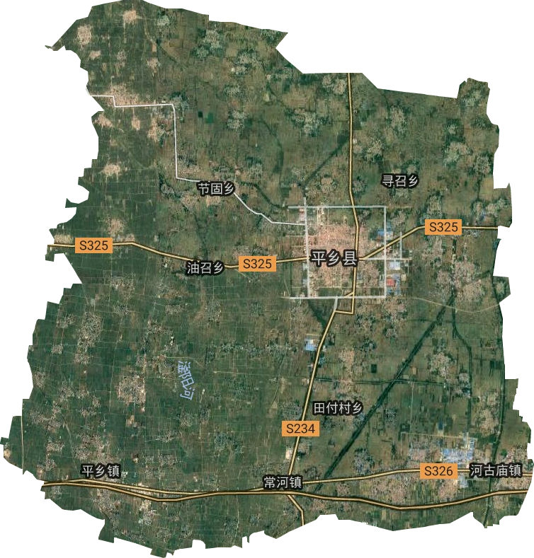平乡县高清卫星地图,平乡县高清谷歌卫星地图