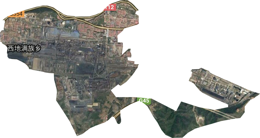 钢城街道卫星图