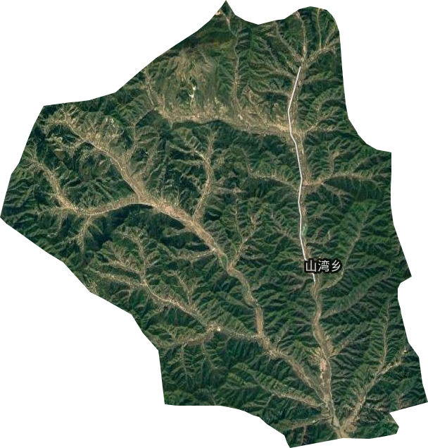 山湾乡卫星图
