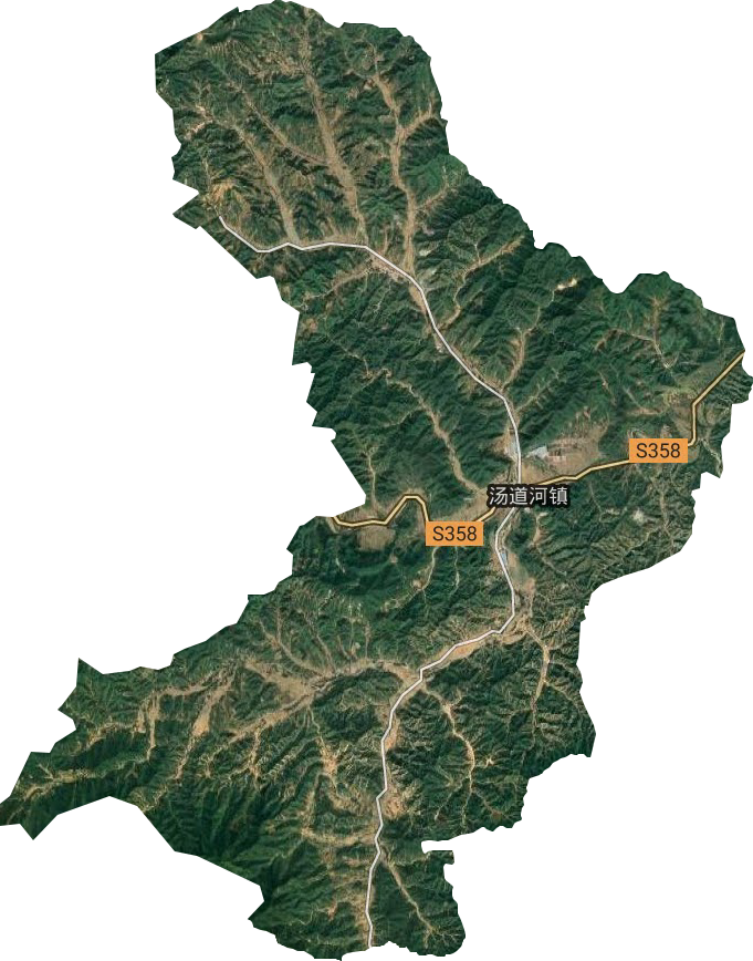 汤道河镇卫星图