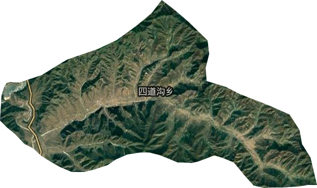 四道沟乡卫星图