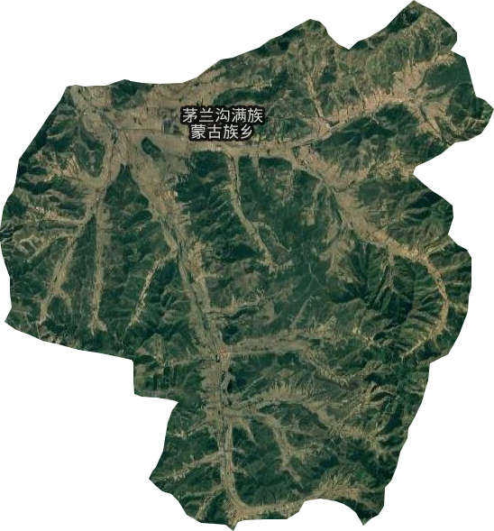 茅兰沟满族蒙古族乡卫星图