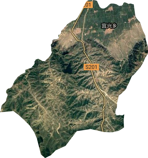 宜兴乡卫星图