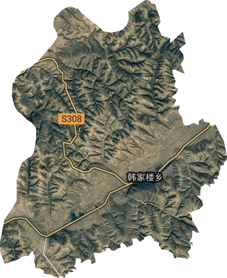 韩家楼乡卫星图