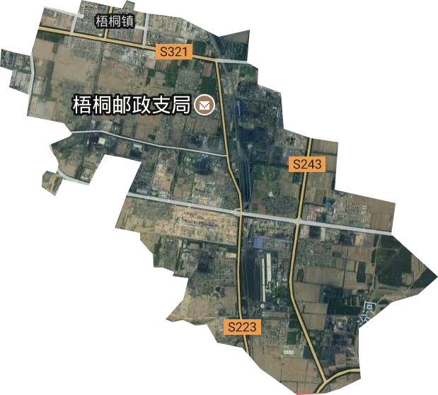 梧桐镇卫星图