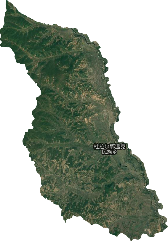 杜拉尔鄂温克民族乡卫星图
