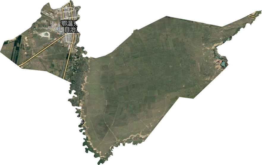 巴彦托海镇卫星图