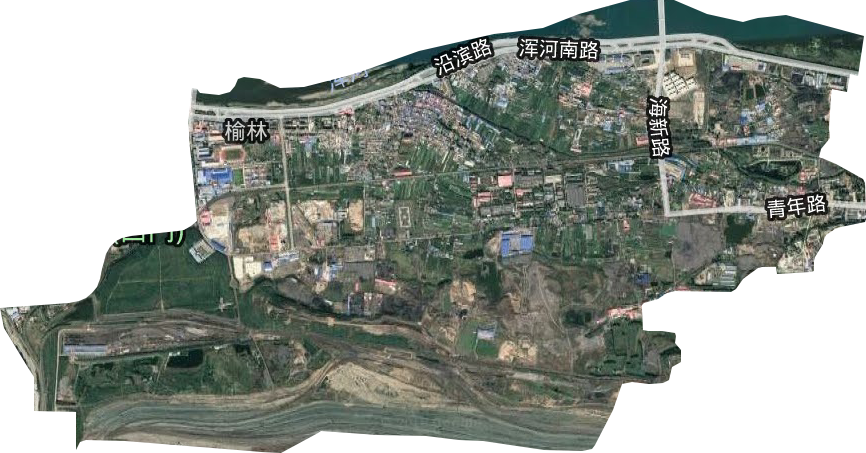 榆林街道卫星图