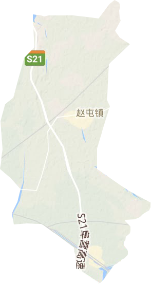 赵屯镇地形图