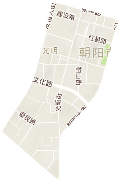 光明街道地形图