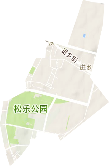 进乡街道地形图