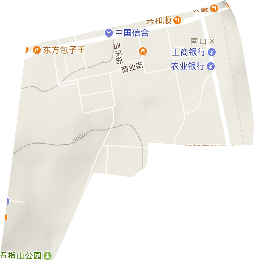 铁西街道地形图