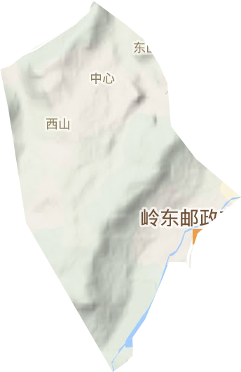 中心街道地形图