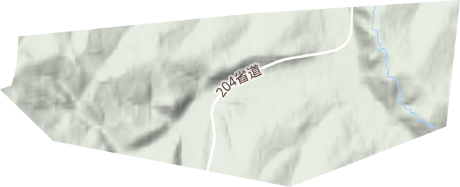 守虎山林场地形图