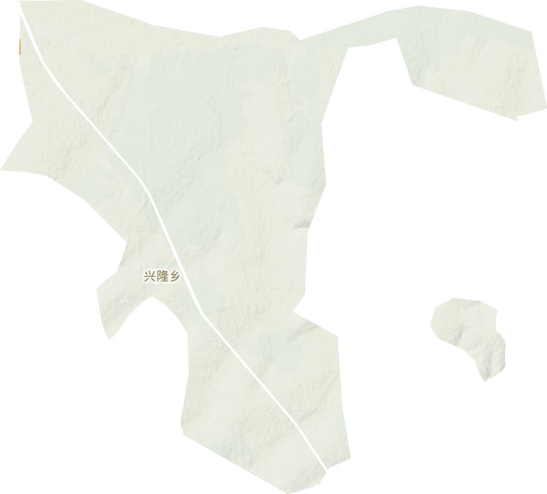 兴隆乡地形图