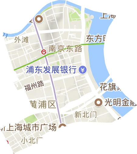 外滩街道地形图