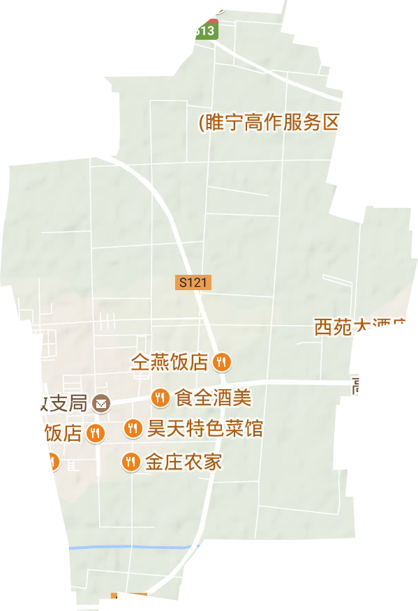 八里金属机电产业园地形图