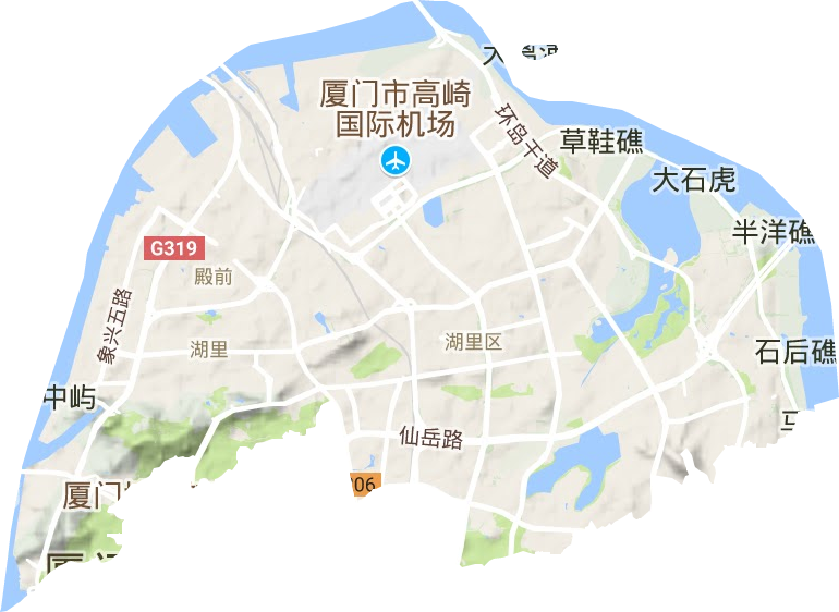 湖里区地形图