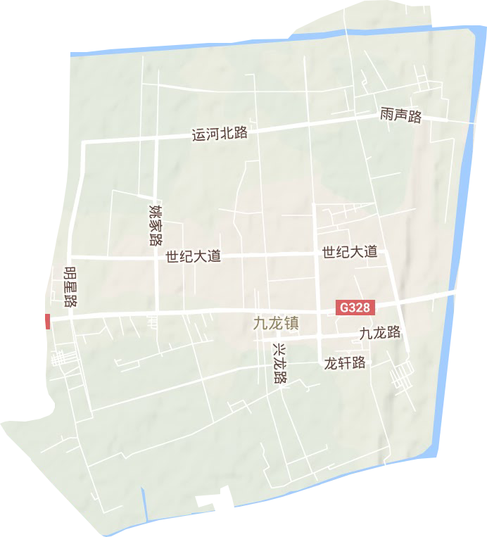 九龙镇地形图