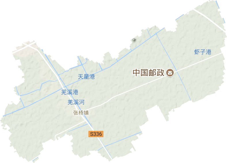 张桥镇地形图