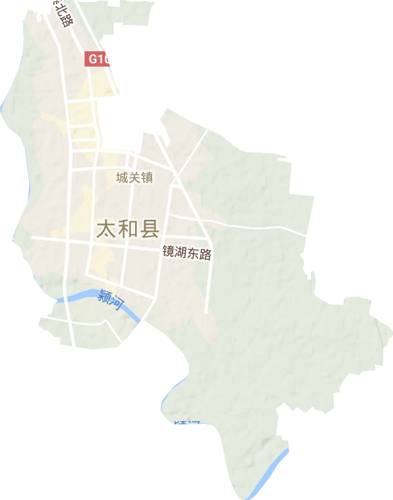 城关镇地形图