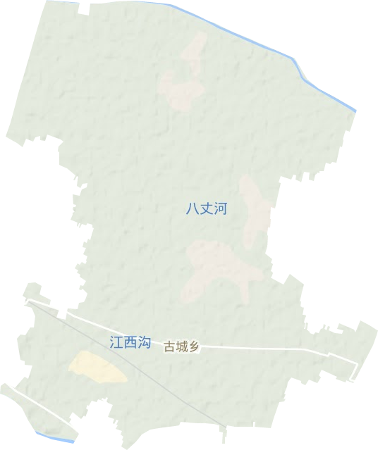 古城镇地形图