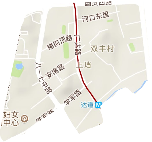 洋中街道地形图