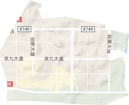 井冈山经济技术开发区地形图