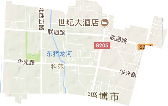 科苑街道地形图