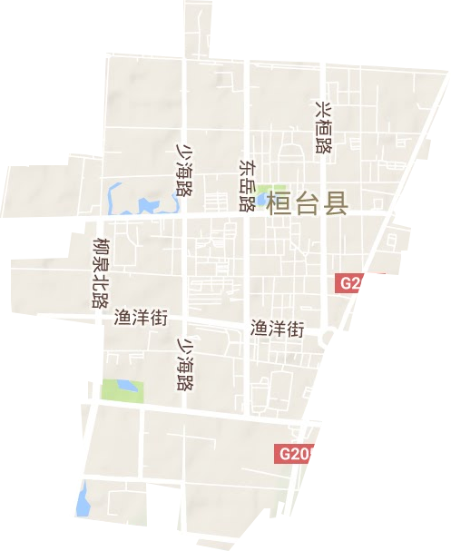 少海街道地形图