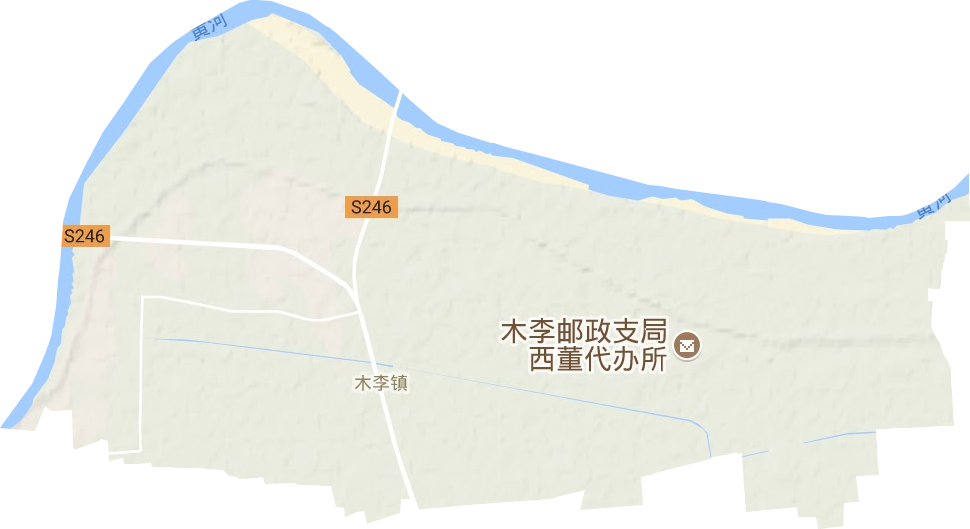 木李镇地形图