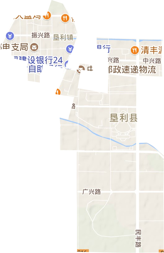 社管会类似乡级单位地形图