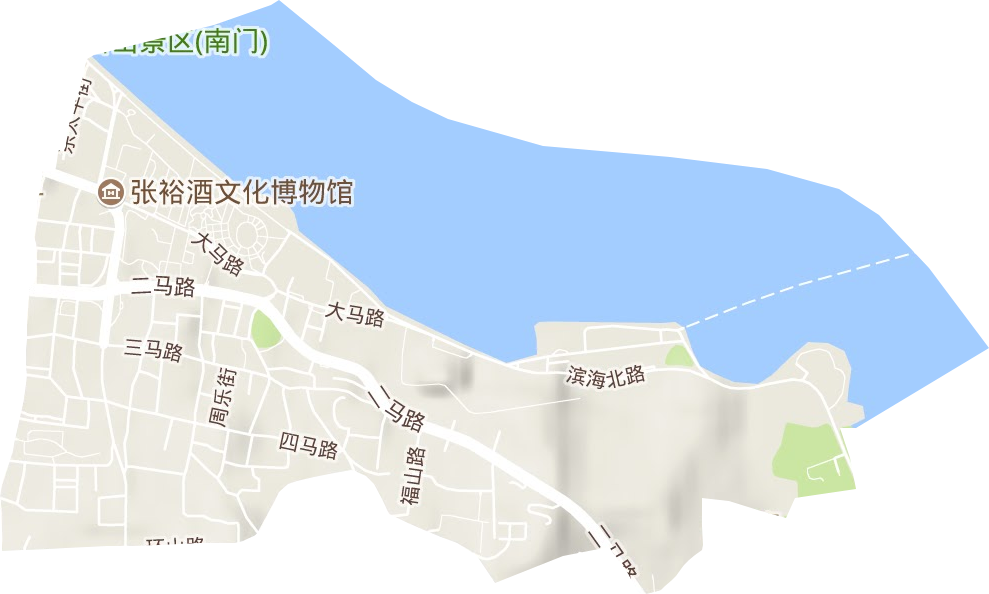 东山街道地形图