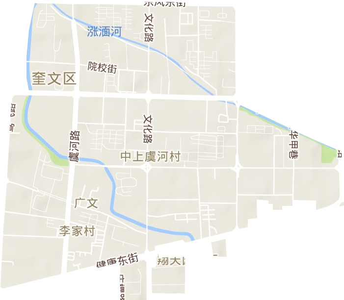 广文街道地形图