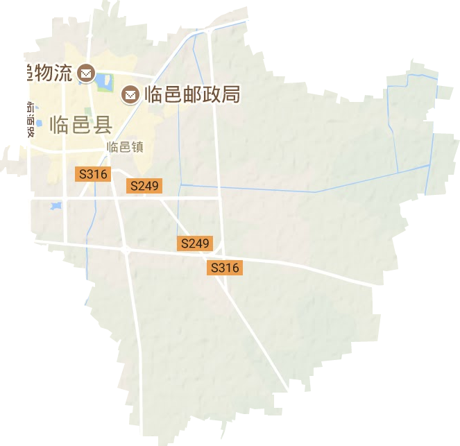 邢侗街道高清地形地图,邢侗街道高清谷歌地形地图