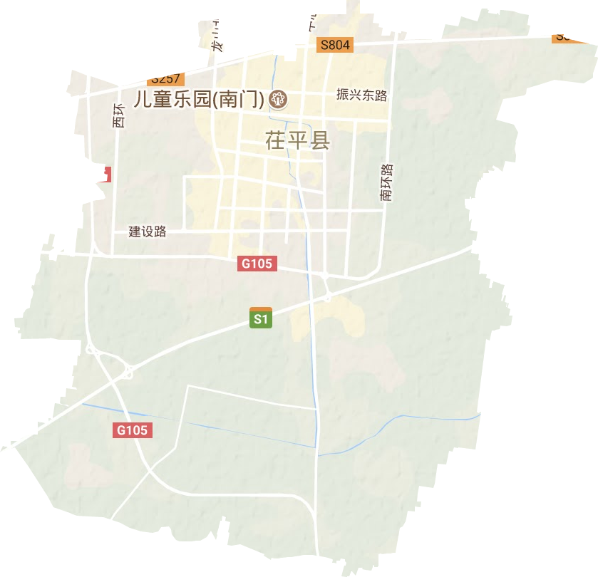 振兴街道地形图