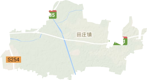 田庄镇地形图