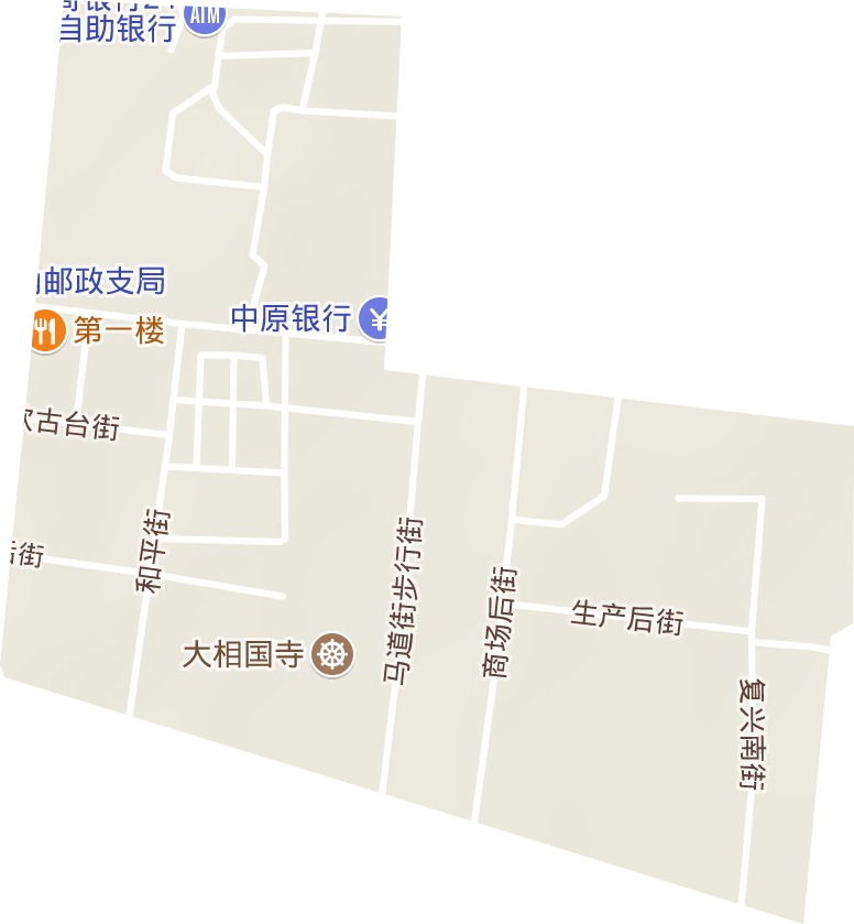 相国寺街道地形图