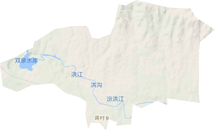 蒋村镇地形图