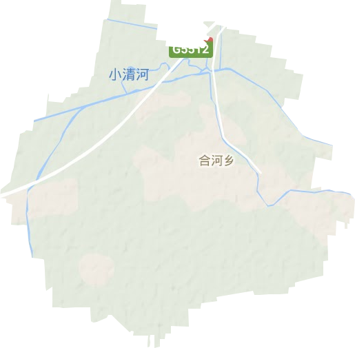 合河乡地形图