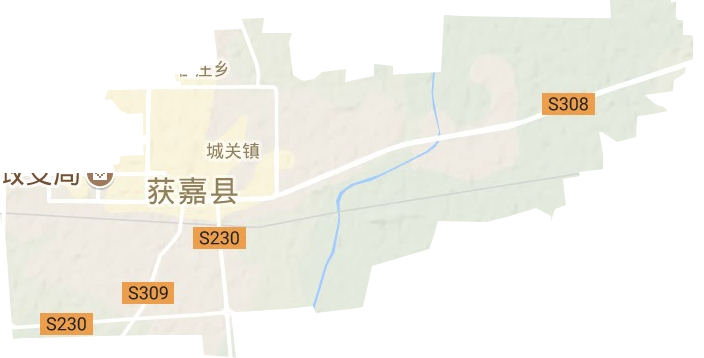 城关镇地形图