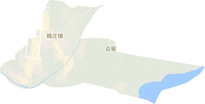 魏庄街道地形图