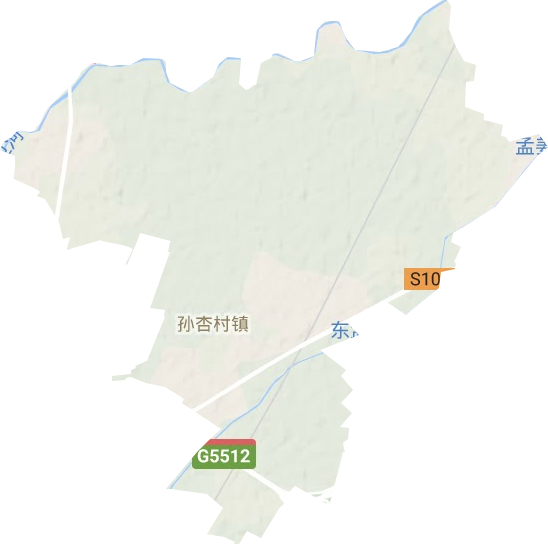 孙杏村镇地形图