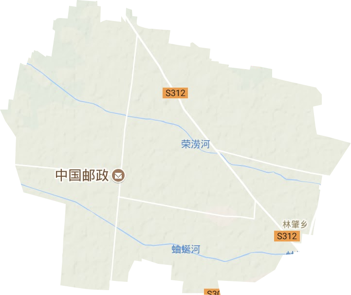 黄庄镇地形图