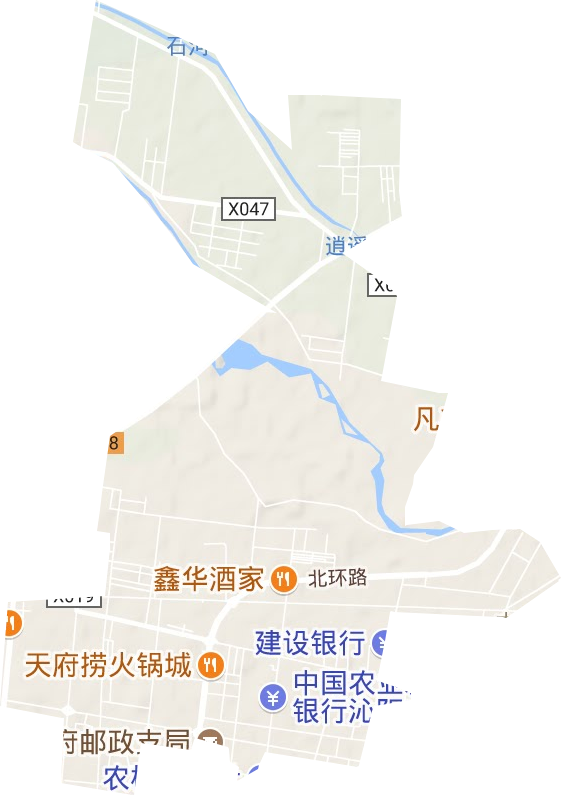 太行街道地形图