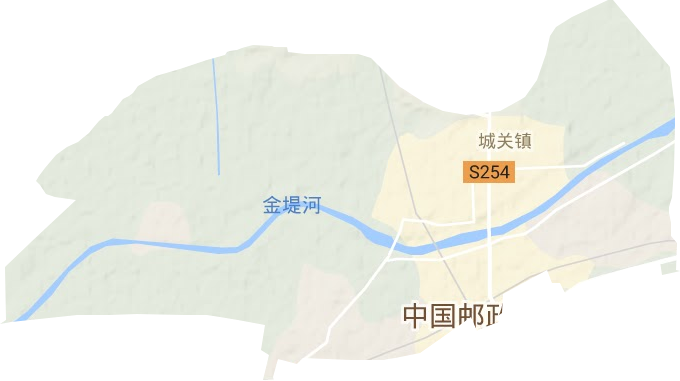 城关镇地形图